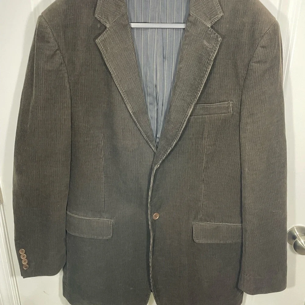 Calvin Klein Brown Corduroy Blazer Size 44L Closet